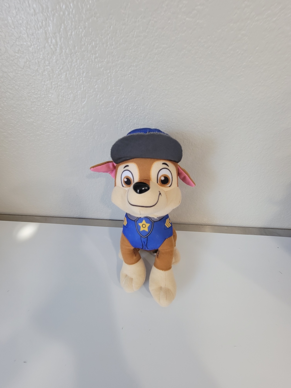 Nickelodeon Paw Patrol Chase Plush Brown Blue 10” Stuffed Animal Toy